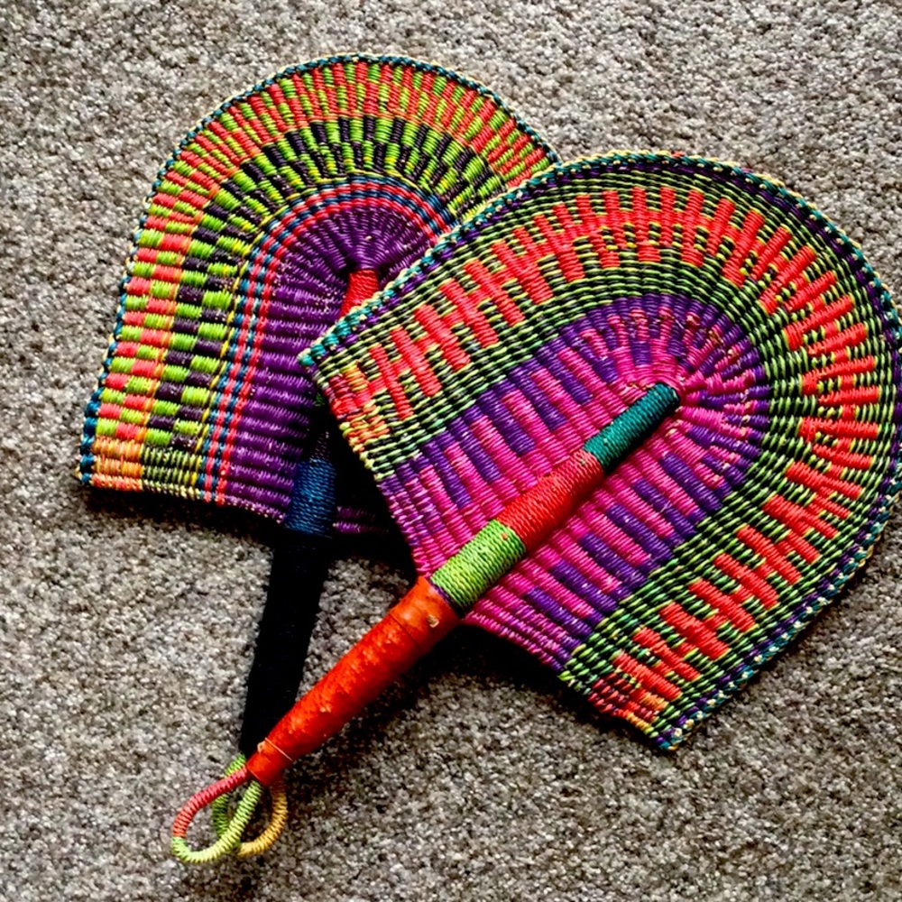 Ghana Bolga Fans - Handmade